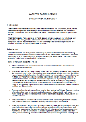 Data Protection Policy