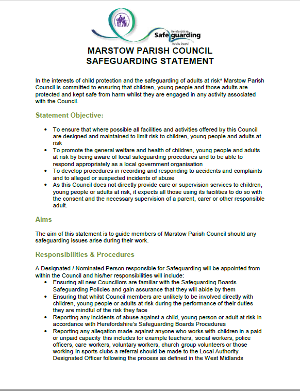 Safeguarding Statement